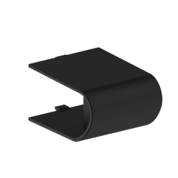 Caches de finition pour barre d'appui de douche Onyx II Carbone (lot de 2)