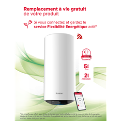 Chauffe-eau électrique Abyleos Expert Wifi flexibilité énergétique 200 Litres 