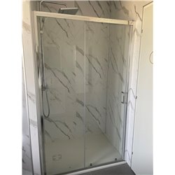Panneau de douche New Style Marbré Blanc 27722STM