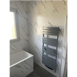 Panneau de douche New Style Marbré Blanc 27722STM