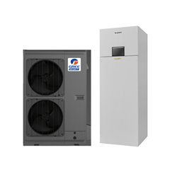 Pompe à chaleur air eau Versati IV All-in-One, 16 kWatts Triphasé Double service