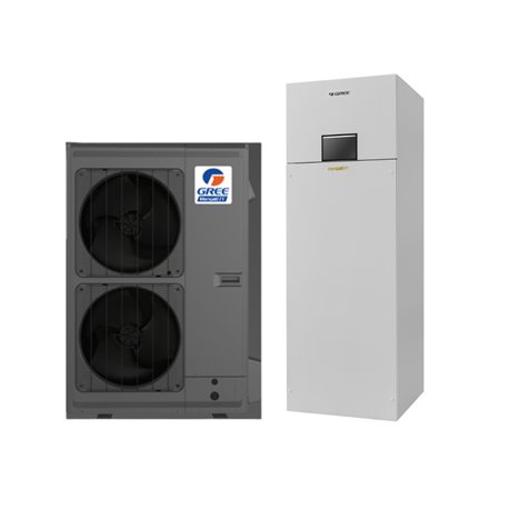 Pompe à chaleur air eau Versati IV All-in-One, 16 kWatts Triphasé Double service