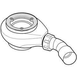 Bonde de douche pour receveur New Anco horizontale