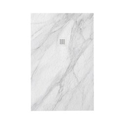 Receveur de douche Inspire 120x80 cm marbre blanc
