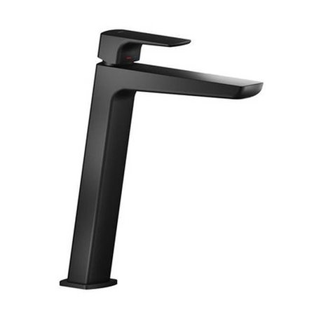 Mitigeur Surélevé lavabo New Anco H 267 mm Noir mat 