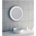 Miroir Ø 80 cm LED anti-buée