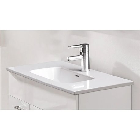 Plan de toilette Simple vasque 61x39,5 cm Blanc