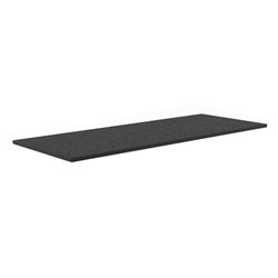 Plan mélaminé Black New Anco 80 cm noir mat texturé pierre