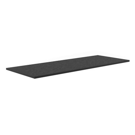 Plan mélaminé Black New Anco 80 cm noir mat texturé pierre