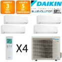 Daikin Quadri-split 4MXM80A + 3 X CTXM15A + FTXM35A