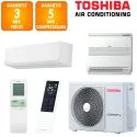 Toshiba Bi-split Shorai RAS-2M18G3AVG-E + RAS-B10P2KVSG-E + RAS-B10J2FVG-E
