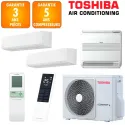 Toshiba Tri-split Shorai RAS-3M18G3AVG-E + 2 RAS-B07G3KVSG-E + RAS-B10J2FVG-E