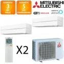 Mitsubishi Bi-split MXZ-2F33VF + MSZ-LN18VGW + MSZ-LN25VGW