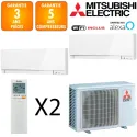 Mitsubishi Bi-split MXZ-2F42VF + MSZ-EF22VGKW + MSZ-EF25VGKW