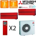 Mitsubishi Bi-split MXZ-3F68VF + 2 X MSZ-LN35VGR