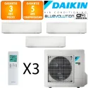 Daikin Tri-split Stylish 3MXM52A + 3 X CTXA15CW