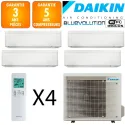 Daikin Quadri-split Stylish 4MXM68A + 2 X CTXA15CW + 2 X FTXA20CW