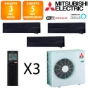 Mitsubishi Tri-split MXZ-4F83VF + MSZ-LN18VGB + 2 X MSZ-LN35VGB