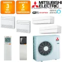 Mitsubishi Quadri-split MXZ-4F83VF + 2 X MSZ-LN18VGW + 2 X MFZ-KT25VG