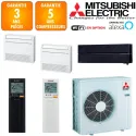 Mitsubishi Tri-split MXZ-4F83VF + 2 X MFZ-KT25VG + MSZ-LN35VGB