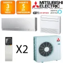 Mitsubishi Bi-split MXZ-5F102VF + MSZ-EF50VGS + MFZ-KT50VG