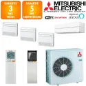 Mitsubishi Quadri-split MXZ-5F102VF + 3 X MFZ-KT25VG + MSZ-LN18VGW