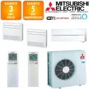 Mitsubishi Tri-split MXZ-5F102VF + MSZ-LN18VGV + MFZ-KT35VG + MFZ-KT50VG