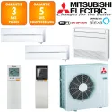 Mitsubishi Tri-split MXZ-5F102VF + 2 X MSZ-LN35VGV + MFZ-KT35VG