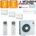 Mitsubishi Quadri-split MXZ-5F102VF + 3 X MFZ-KT25VG + MSZ-LN25VGV
