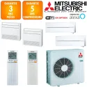 Mitsubishi Quadri-split MXZ-5F102VF + 2 X MFZ-KT25VG + 2 X MSZ-LN25VGV