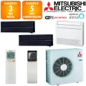 Mitsubishi Tri-split MXZ-5F102VF + 2 X MSZ-LN35VGB + MFZ-KT35VG