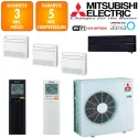 Mitsubishi Quadri-split MXZ-5F102VF + 3 X MFZ-KT25VG + MSZ-LN18VGB