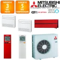 Mitsubishi Tri-split MXZ-5F102VF + MSZ-LN18VGR + MFZ-KT25VG + MFZ-KT50VG