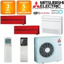 Mitsubishi Tri-split MXZ-5F102VF + 2 X MSZ-LN35VGR + MFZ-KT35VG