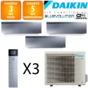 Daikin Tri-split Emura 5MXM90A + 2 X FTXJ25AS + FTXJ50AS