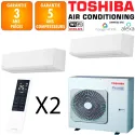 Toshiba Bi-split Shorai RAS-3M26G3AVG-E + RAS-B10P2KVSG-E + RAS-B16P2KVSG-E