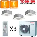 Toshiba Tri-split Cassette RAS-5M34G3AVG-E + RAS-M10S4MUVG-E + RAS-M13S4MUVG-E + RAS-M16S4MUVG-E