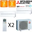 Mitsubishi Bi-split MXZ-2F53VF + 2 X MSZ-LN25VGV