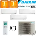 Daikin Tri-split 4MXM68A + 2 X CTXM15A + FTXM20A