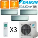 Daikin Tri-split Stylish 3MXM52A + 3 X CTXA15BS