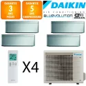 Daikin Quadri-split Stylish 4MXM68A + 2 X CTXA15BS + FTXA20BS + FTXA25BS