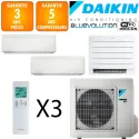 Daikin Tri-split 3MXM52A + CTXA15CW + FTXA20CW + FVXM25B