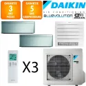 Daikin Tri-split 3MXM52A + CTXA15BS + FTXA20BS + FVXM25B
