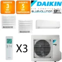 Daikin Tri-split 3MXM52A + CTXM15A + 2 X FVXM25B