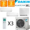 Daikin Tri-split 3MXM52A + CTXM15A + FTXM20A + FVXM25B