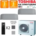 Toshiba Bi-split Haori RAS-3M26G3AVG-E + RAS-B13N4KVRG-E + RAS-B16N4KVRG-E
