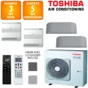 Toshiba Quadri-split Haori RAS-5M34G3AVG-E + RAS-B13J2FVG-E + RAS-B10J2FVG-E + 2 X RAS-B10N4KVRG-E