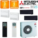 Mitsubishi Quadri-split MXZ-6F120VF + 2 X MSZ-LN18VGB + MFZ-KT35VG + MFZ-KT50VG
