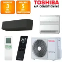 Toshiba Bi-split Shorai RAS-2M18G3AVG-E + RAS-B10P2KVSGB-E + RAS-B13J2FVG-E