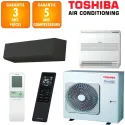 Toshiba Bi-split Shorai RAS-4M27G3AVG-E + RAS-B13G3KVSGB-E + RAS-B18J2FVG-E